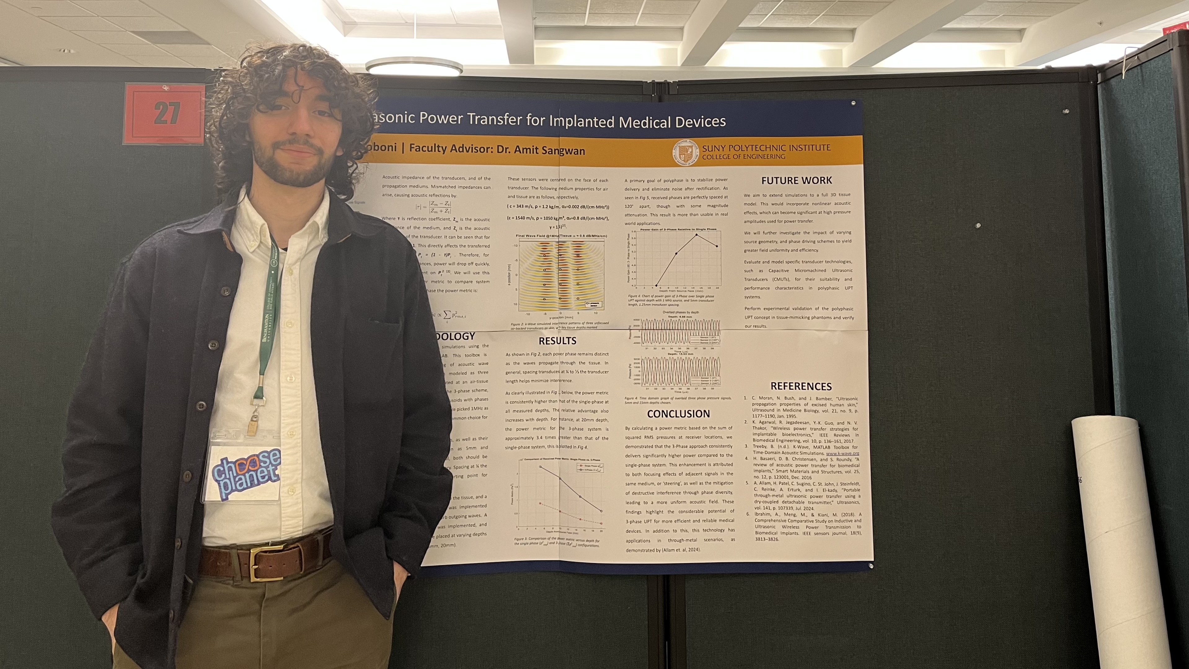 Dante Riccoboni presenting at SUNY Binghamton