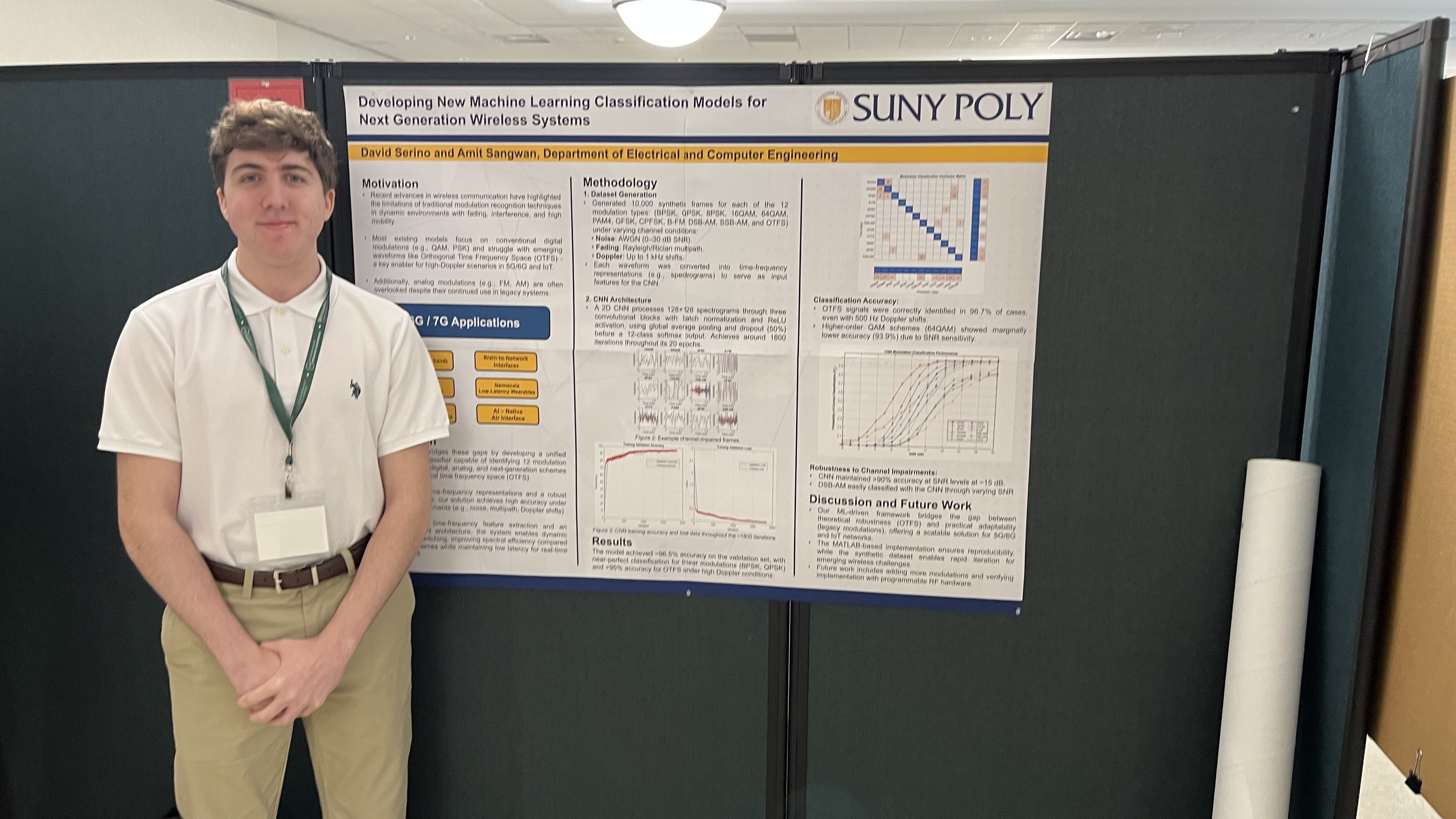 David Serino presenting at SUNY Binghamton