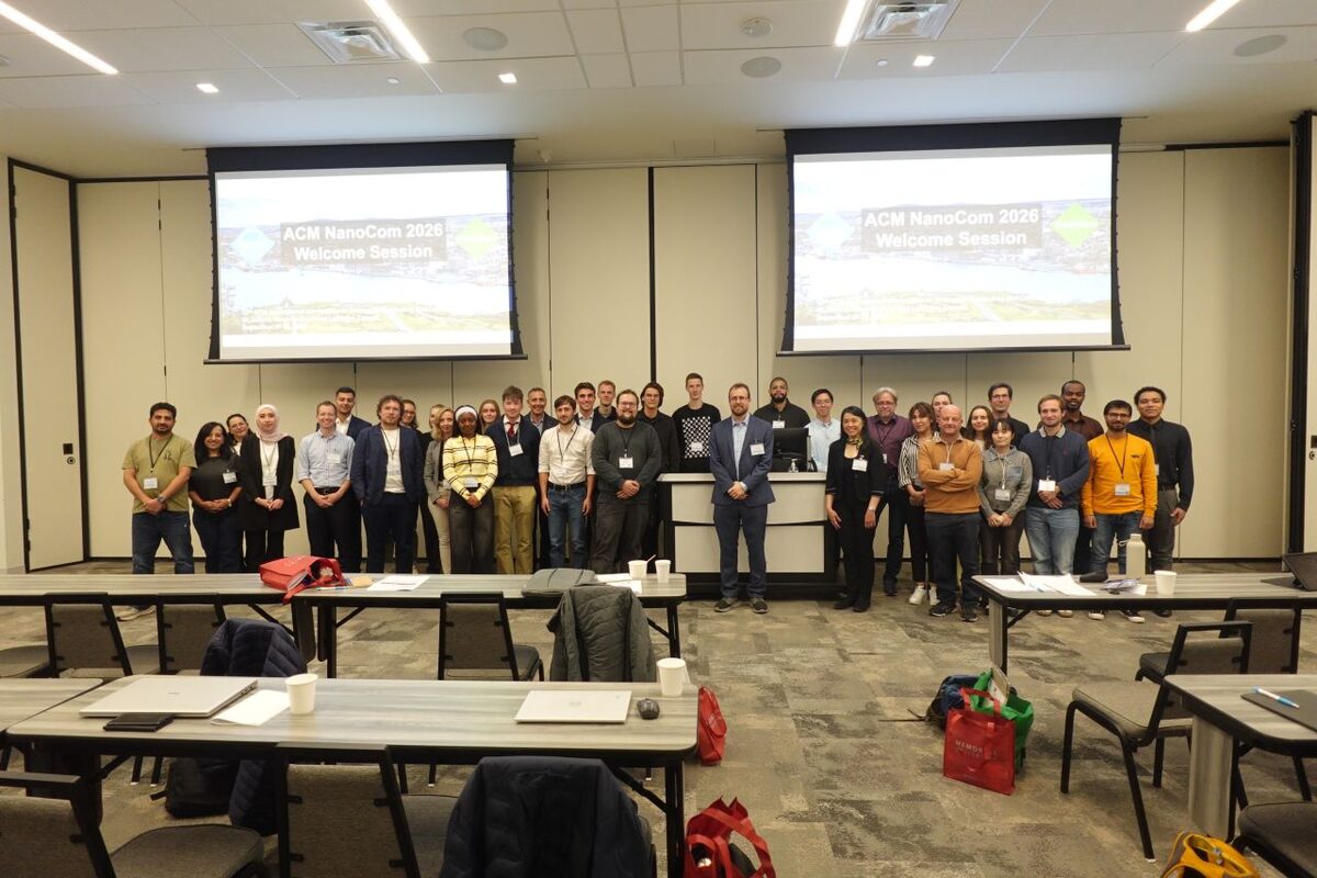 Attendees at the ACM NanoCom 2026 welcome session